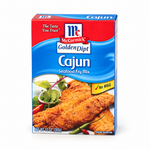 McCormick Golden Dipt Cajun Seafood Fry Mix – 10 oz