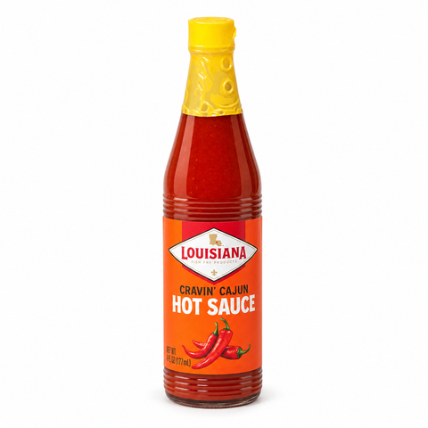 Louisiana Fish Fry Cravin’ Cajun Hot Sauce – 6 fl oz