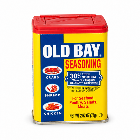 OLD BAY 30% Less Sodium Seasoning – 2.62 oz