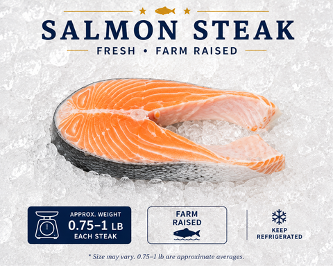 Salmon Steak – By Steak