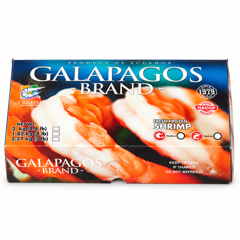 Premium Large Shrimp – Headless, Shell-On, 21-25 Count, 4 lb